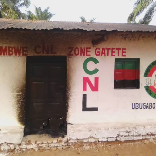 Rumonge : incendie à la permanence du parti CNL en zone de Gatete