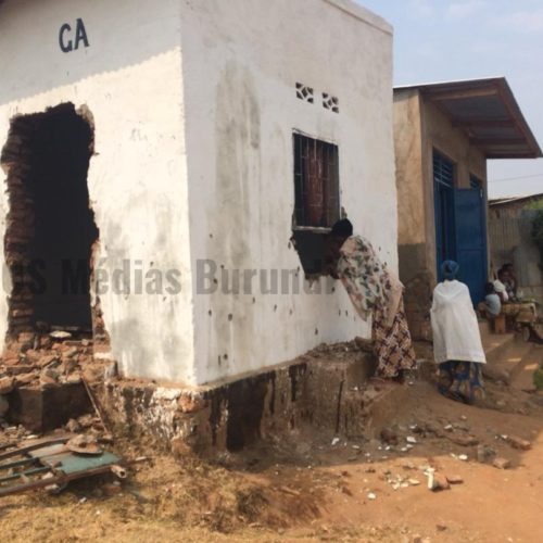 Kanyosha (Bujumbura Mairie) : la permanence du CNL  vandalisée