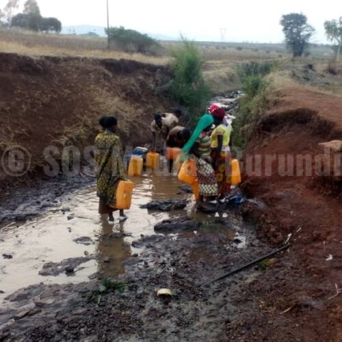 Rugombo (Cibitoke) : Manque criant d&rsquo;eau potable