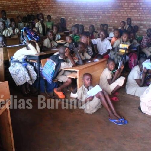 Cibitoke : Manque de salles de classe