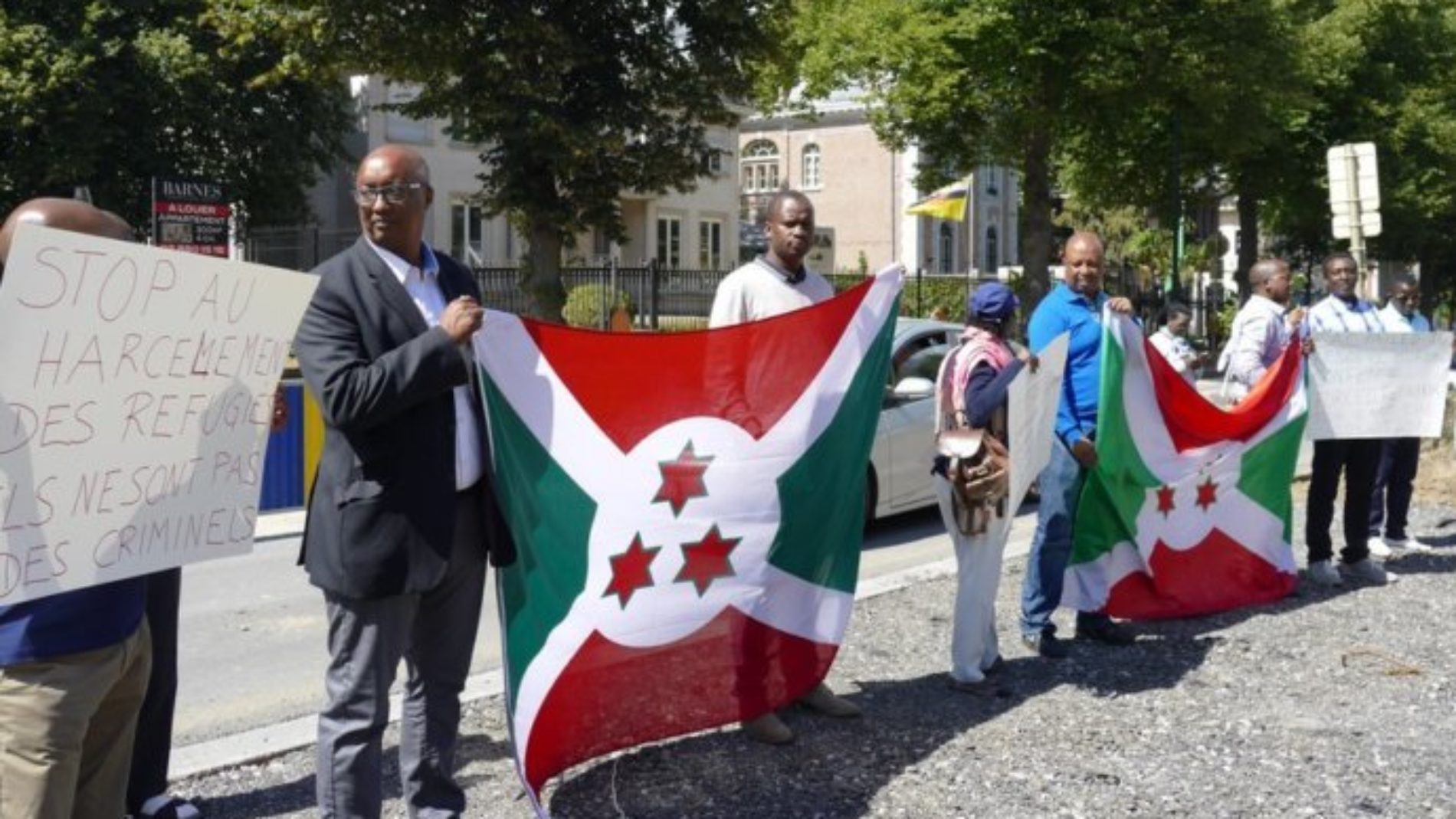Manifestation à Bruxelles contre l’expulsion des réfugiés burundais de Tanzanie