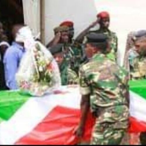 Enterrement à Mpanda de 6 militaires tués durant l&rsquo;attaque de Mabayi