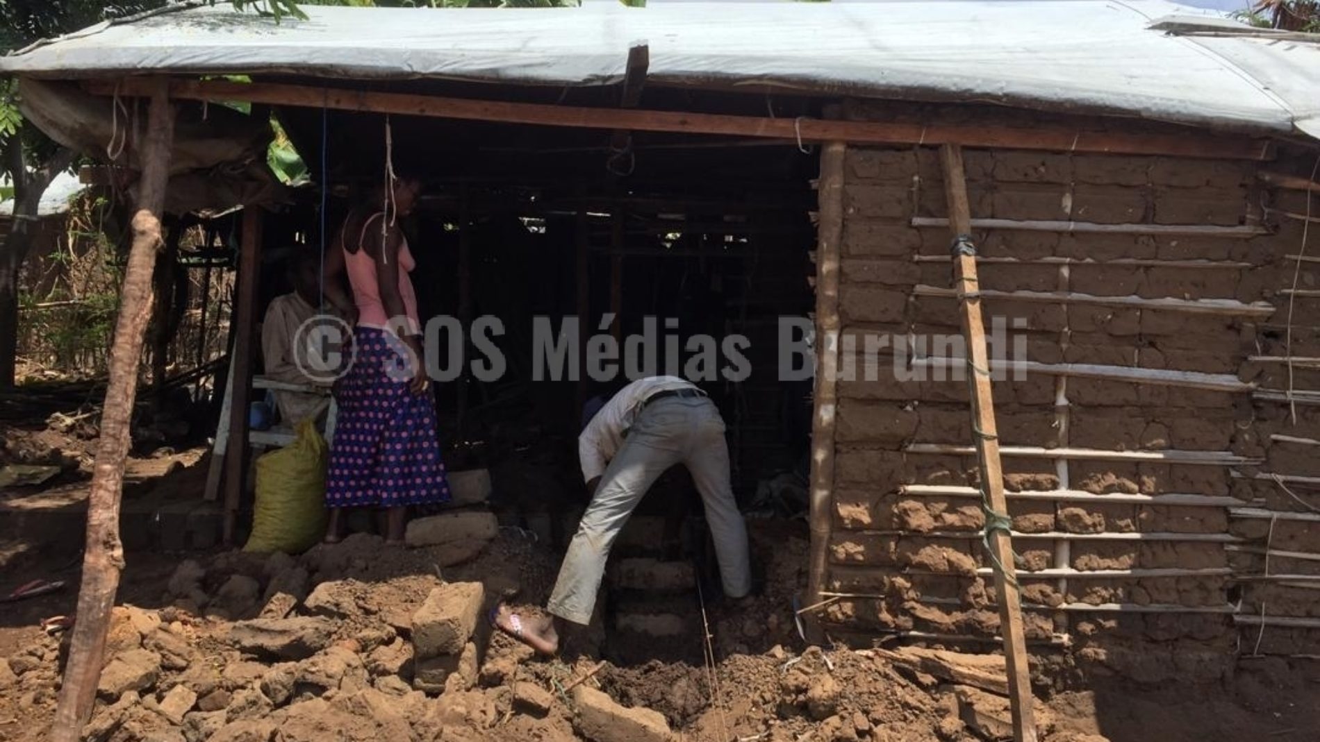 Lusenda (RDC) : des pluies torrentielles détruisent des maisons des réfugiés burundais