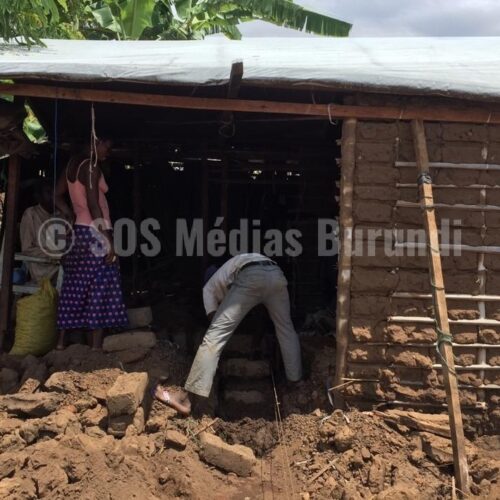 Lusenda (RDC) : des pluies torrentielles détruisent des maisons des réfugiés burundais