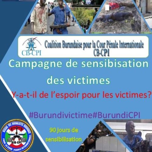 Burundi-CPI: La société civile et les journalistes main dans la main au chevet des victimes des crimes contre l’humanité au Burundi