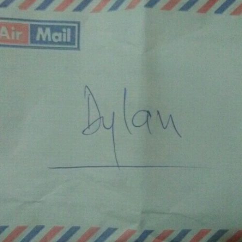 La lettre à Dylan