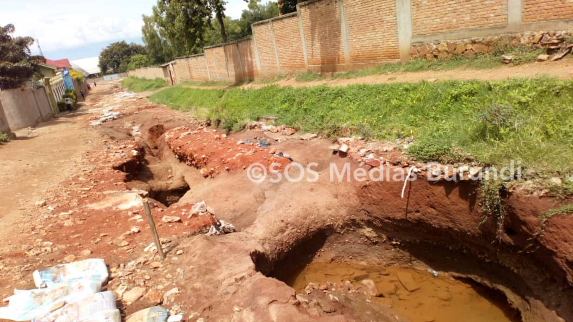 Des fortes pluies menacent des infrastructures à Kibenga