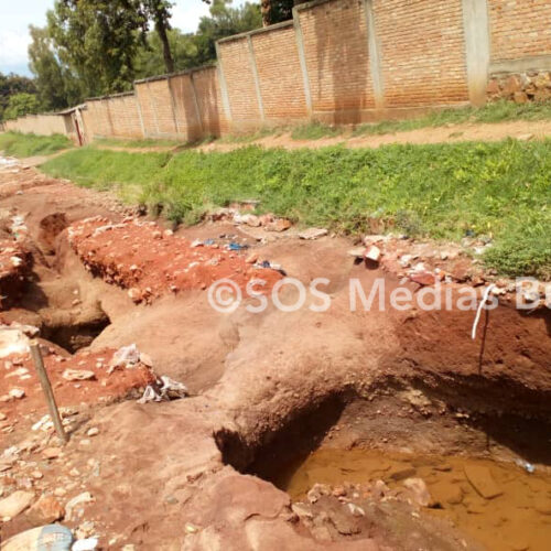 Des fortes pluies menacent des infrastructures à Kibenga