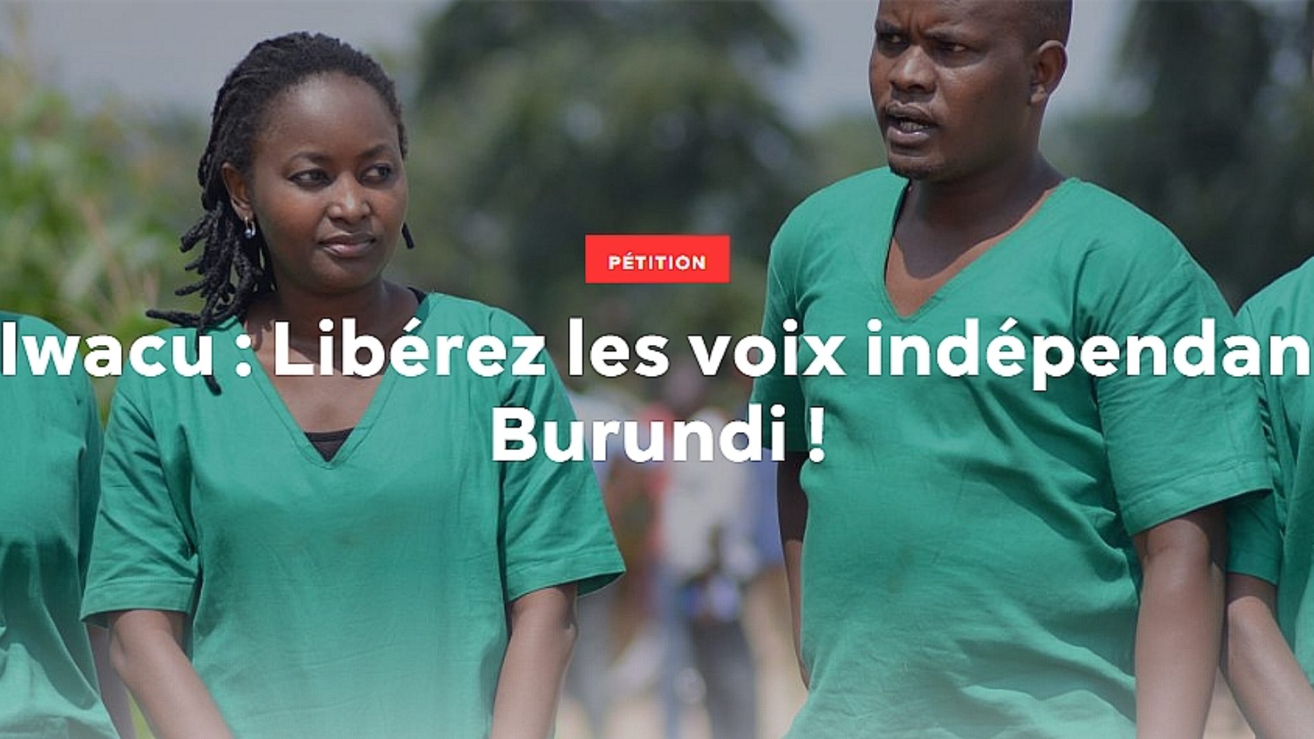 Journalistes Iwacu : Reporters sans Frontières (RSF) lance une pétition