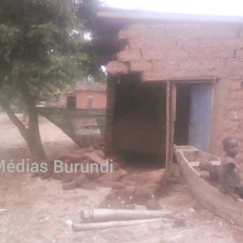 Des pluies diluviennes ont fait un mort et plusieurs maisons détruites à Nyanza-Lac