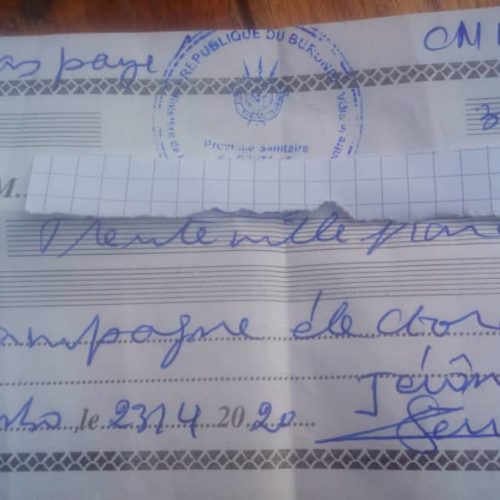 Burundi-Élections-Cibitoke : le CNDD-FDD force les commerçants à contribuer pour la campagne électorale