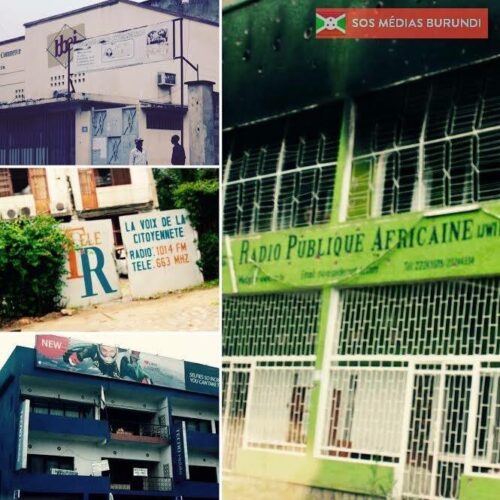 Photo de la semaine : destruction des médias à Bujumbura, 5 ans déjà.