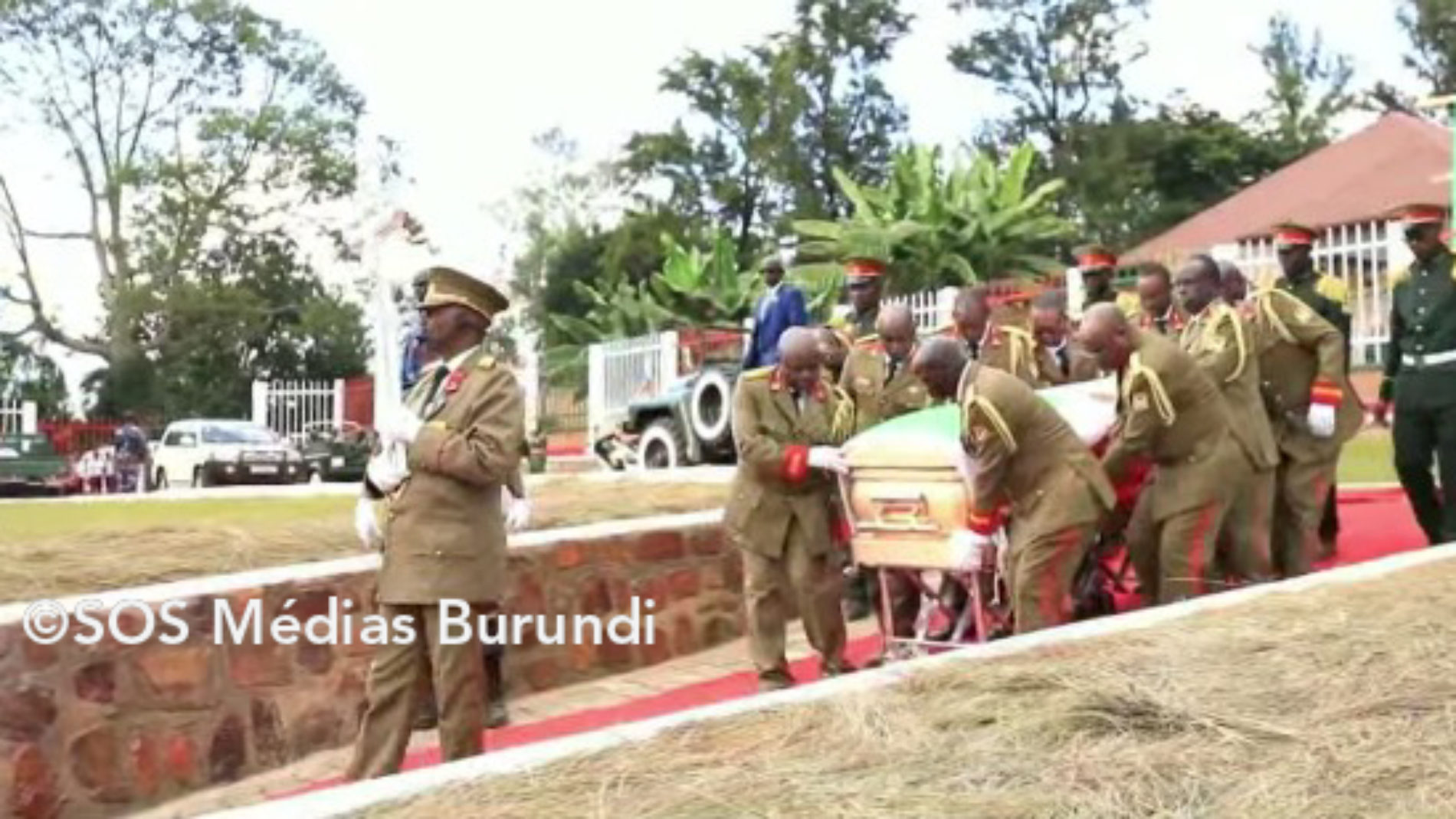 Nkurunziza a été enterré dans la capitale politique Gitega