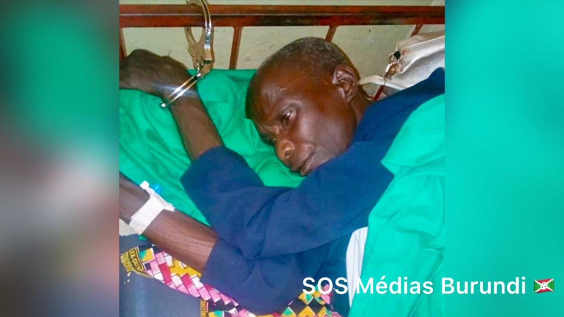 L’IMAGE – Rutana : menottée sur son lit d’hôpital