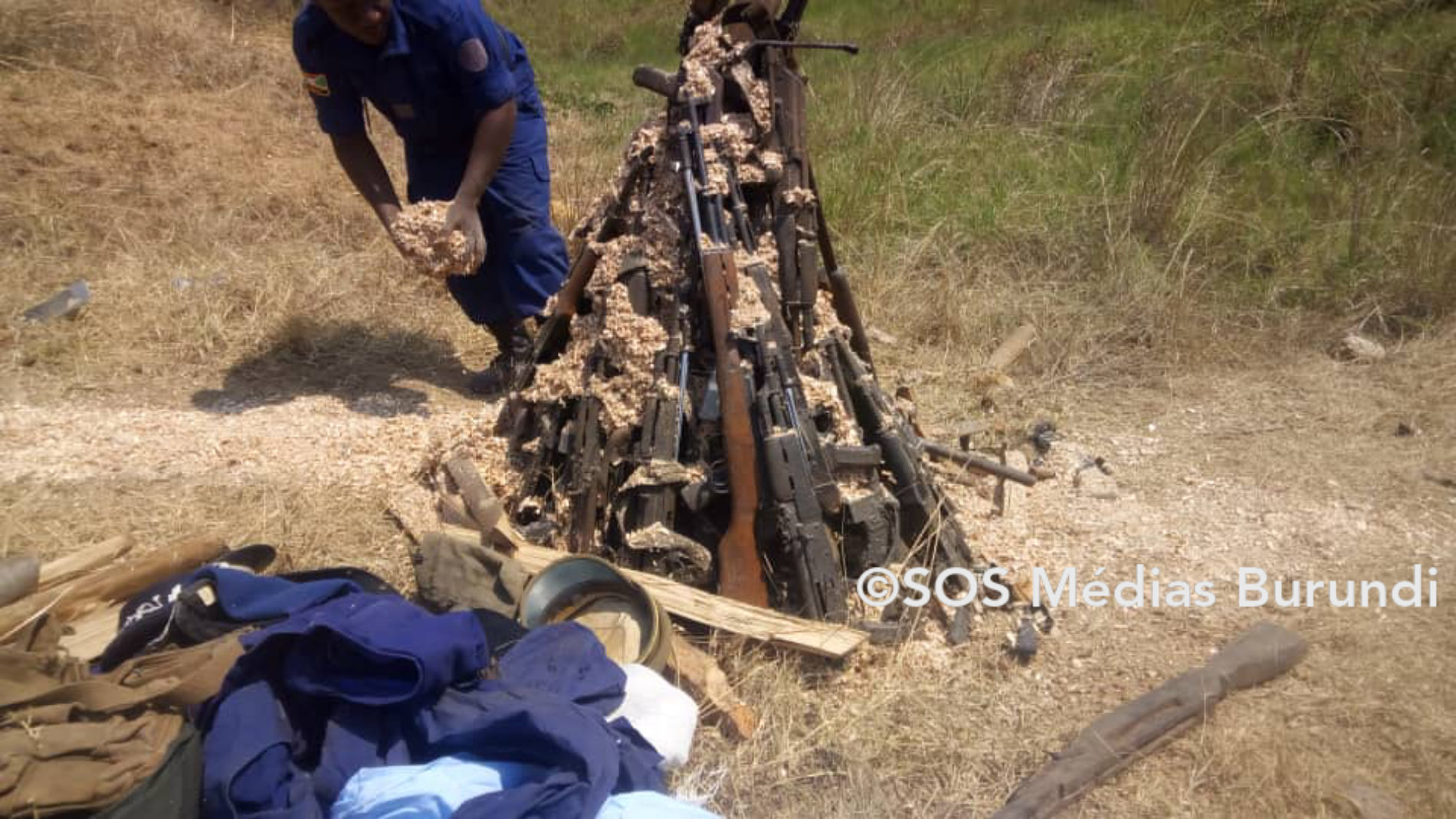 Bubanza : plusieurs engins et autres armes légères détruits
