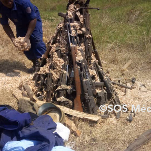 Bubanza : plusieurs engins et autres armes légères détruits