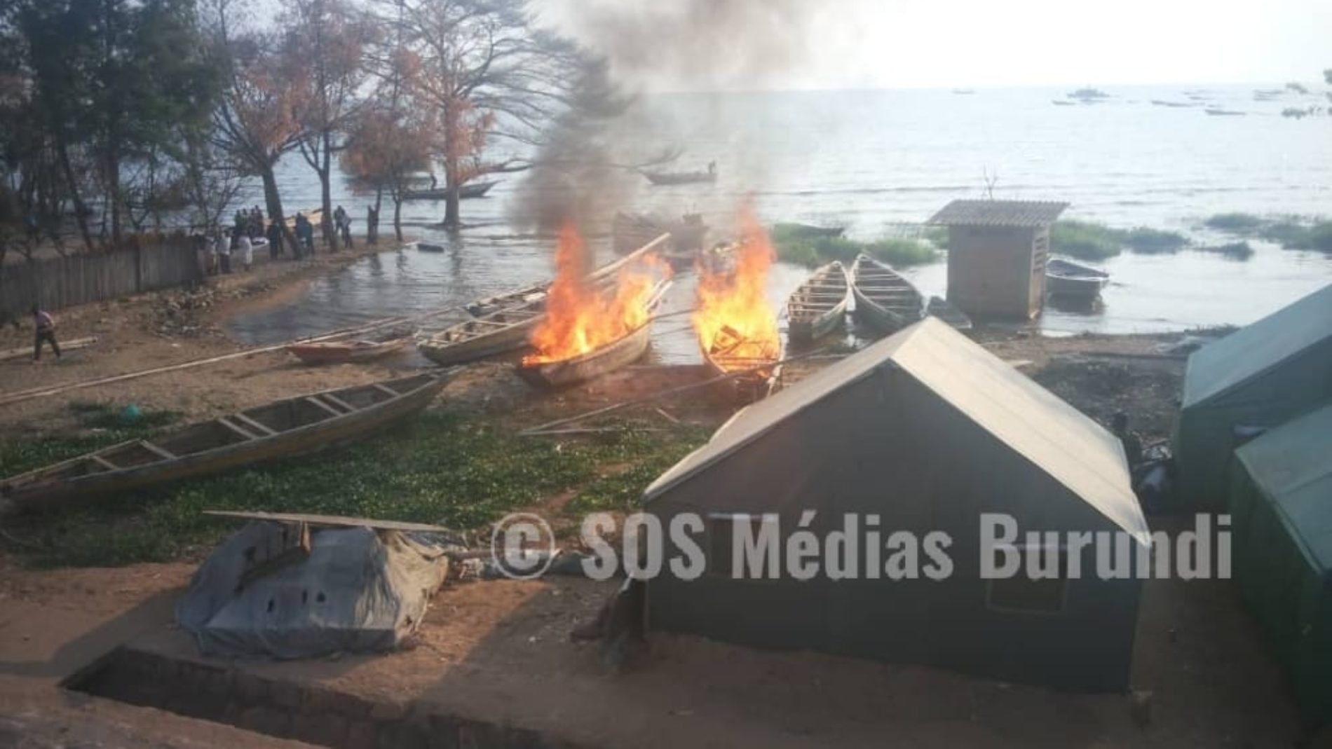 Rumonge: deux individus arrêtés, leur bateau détruit