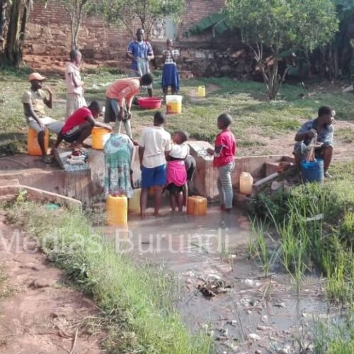 Gitega : une pénurie d&rsquo;eau potable affecte des habitants