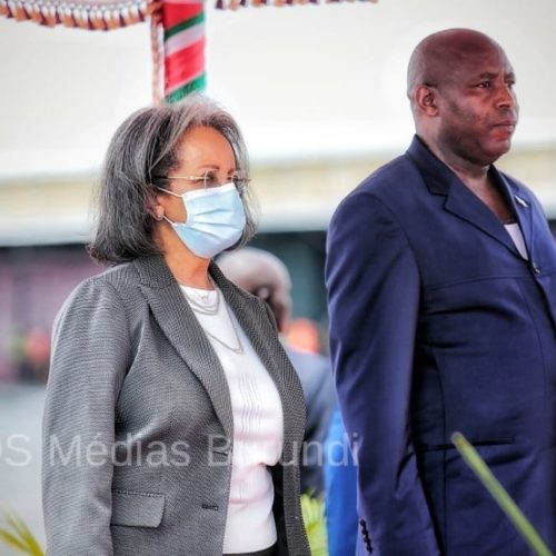 Photo de la semaine : la présidente de l’Éthiopie devient le premier chef d’État à visiter Ndayishimiye