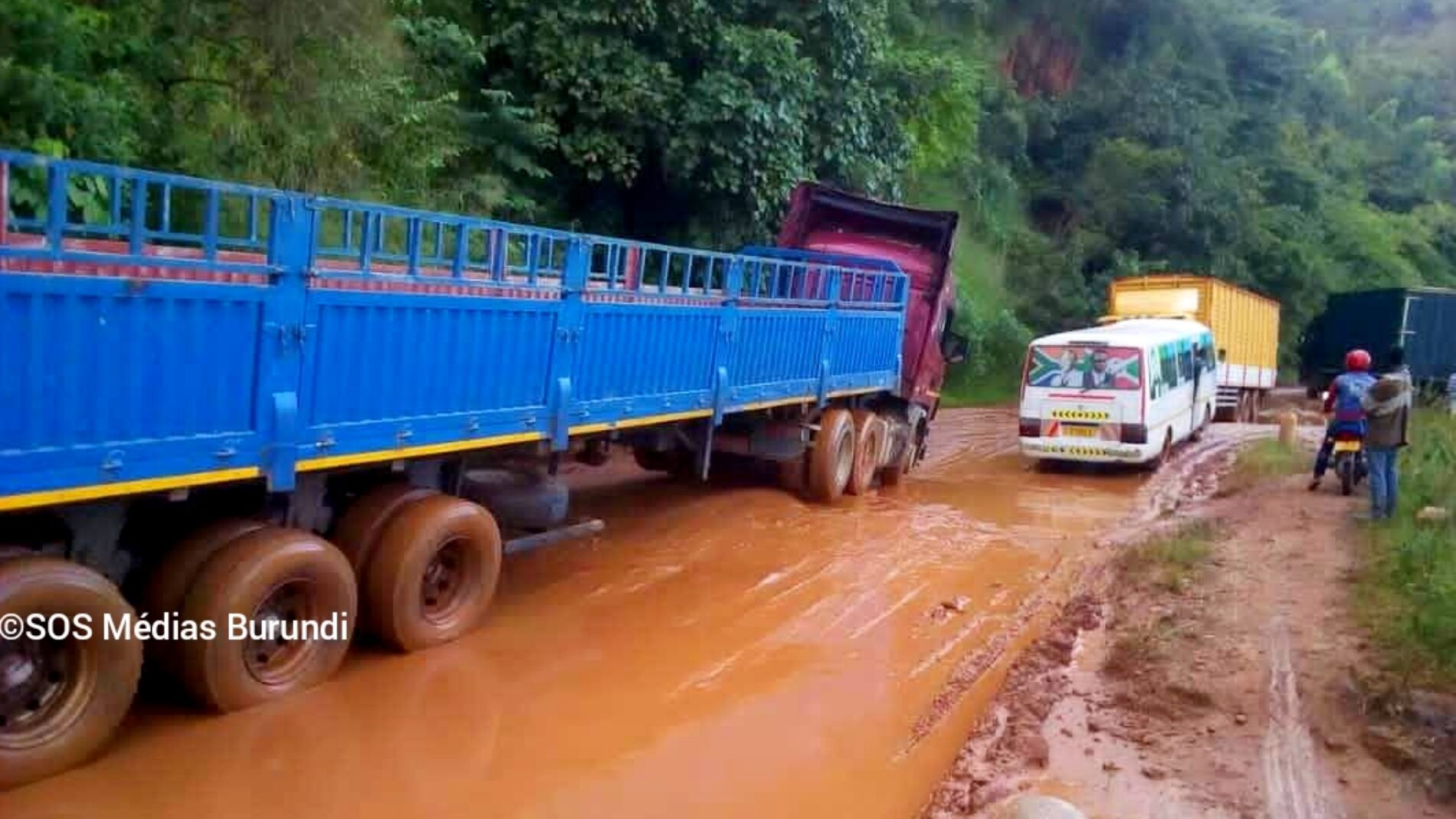 Rumonge : les travaux de construction de la route Bujumbura-Rumonge accusent un retard