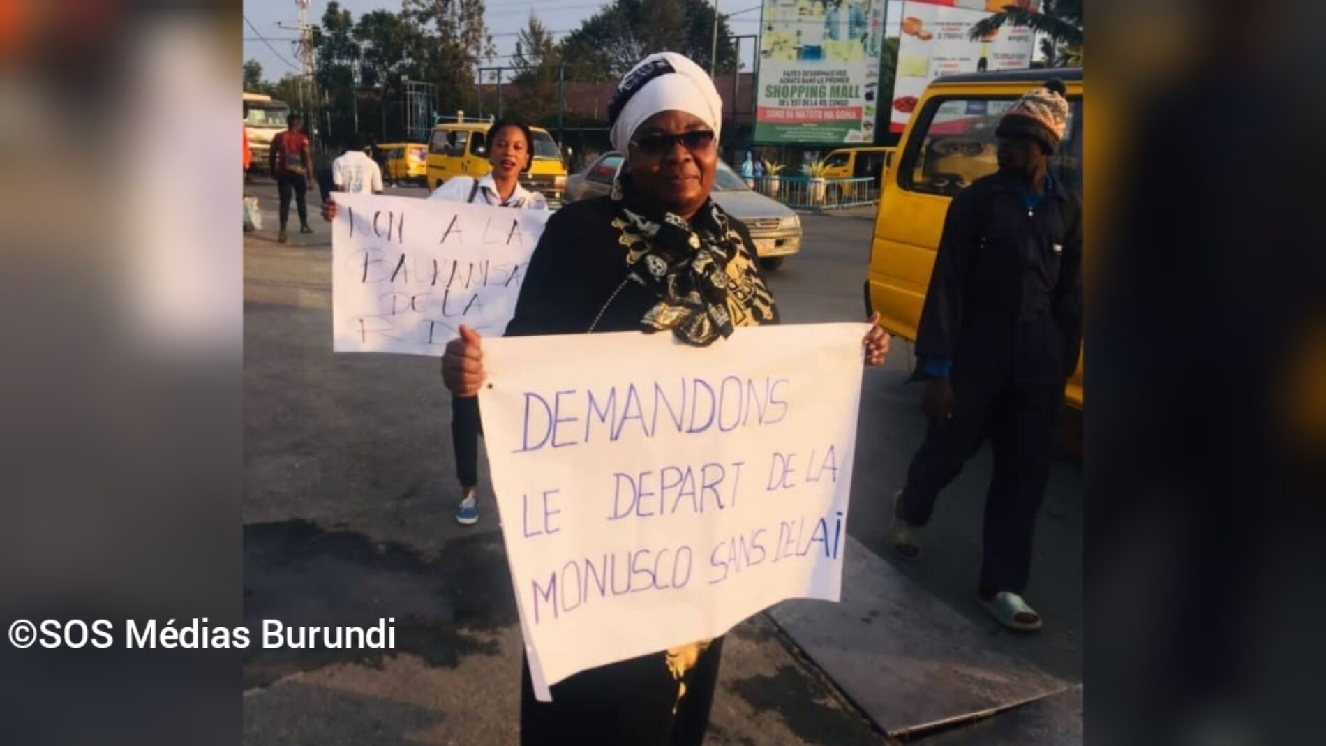 Nord-Kivu : des femmes manifestent dans la ville de Goma pour exiger le départ sans condition de la MONUSCO