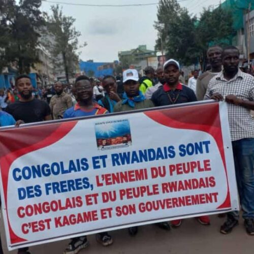 Bukavu : les manifestants anti-Rwanda se sont étendues