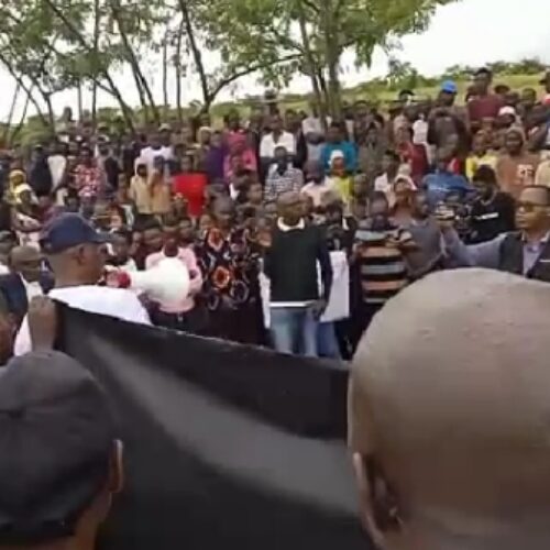 Mahama (Rwanda) : marche manifestation des réfugiés congolais