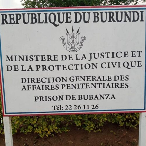 Bubanza : plus de 140 cas de Covid-19 avérés à la prison de province