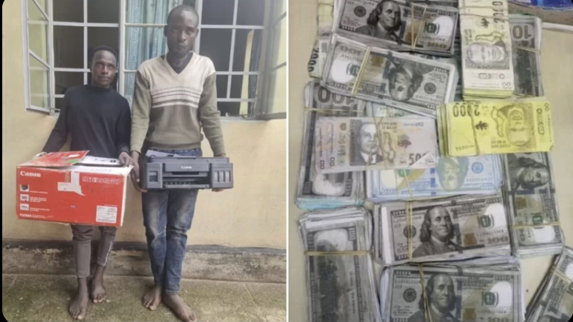 Malawi : deux réfugiés arrêtés pour fabrication de faux billets