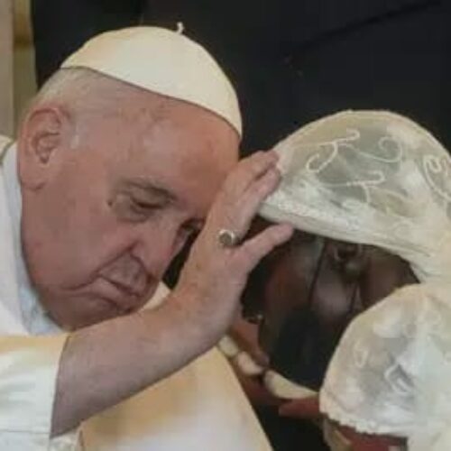 Recontre du Pape François avec les victimes de l&rsquo;Est de la RDC : votre souffrance est ma souffrance (le souverain pontife)
