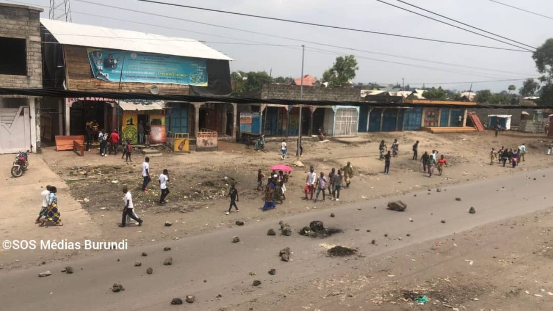 Goma: large-scale protests