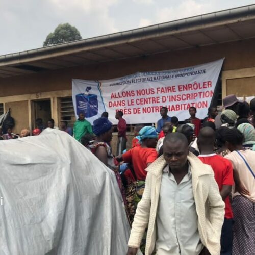 Nord-Kivu : les déplacés du camp de Kanyaruchinya se sont enrôlés pour les élections