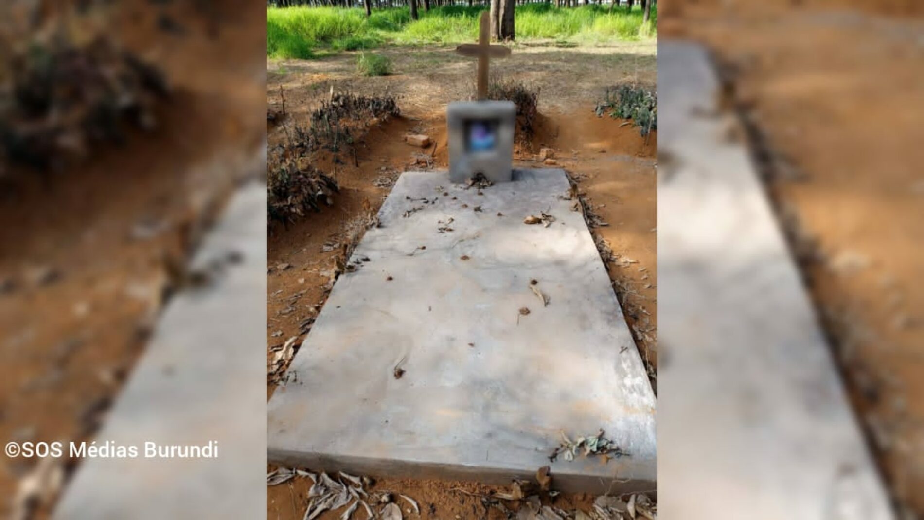 Nduta (Tanzania): a tomb demolished by the administration for the simple reason that it is built of cement