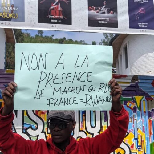 Nord- Kivu : timide manifestation contre l&rsquo;arrivée du président Macron en RDC