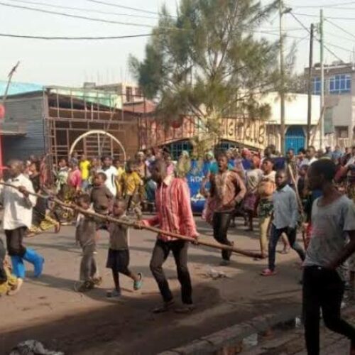 Nord-Kivu : les déplacés de Kanyarutchinya manifestent pour réclamer à manger