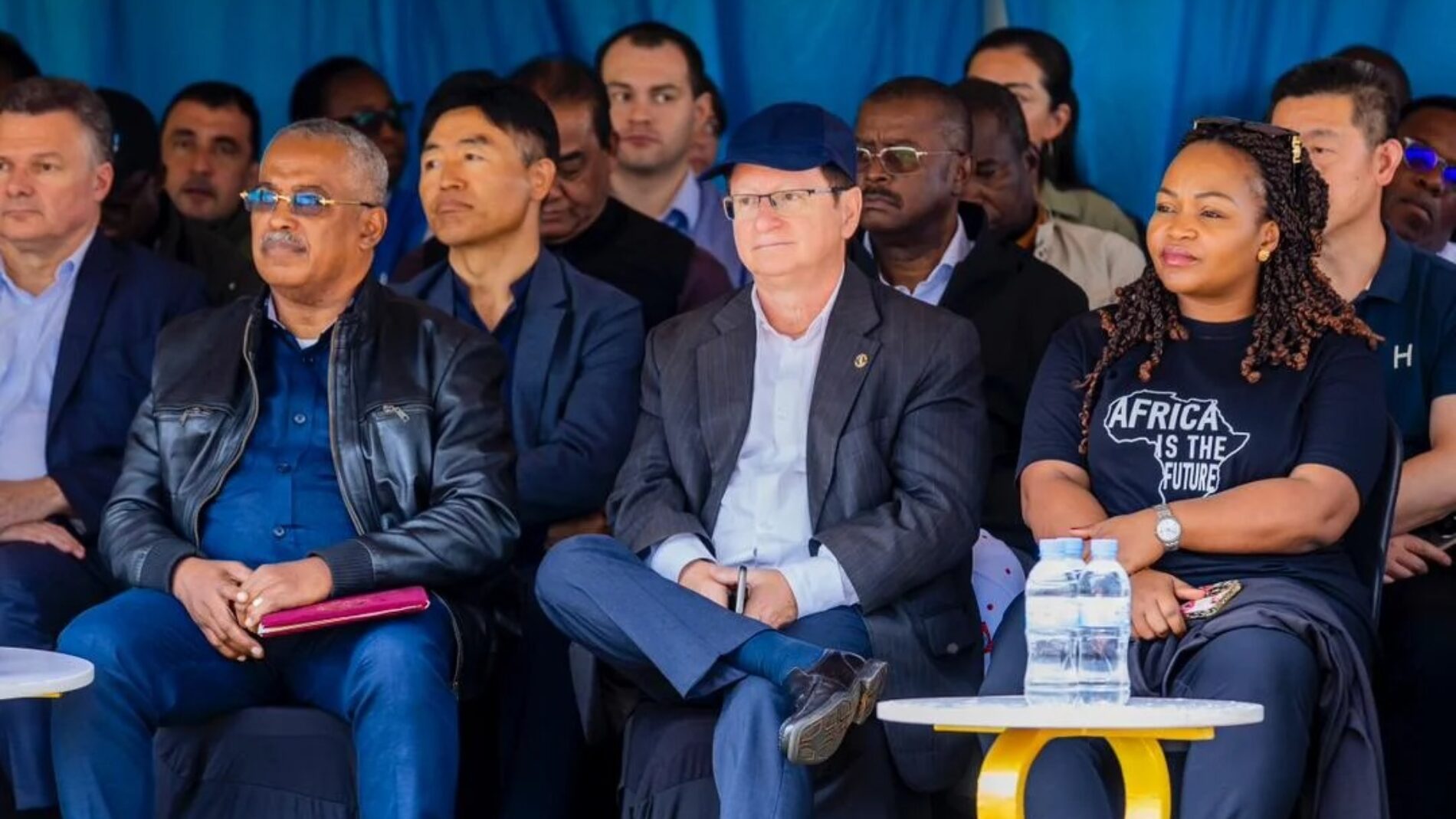 Rwanda : visite des diplomates accrédités à Kigali au camp de Mahama