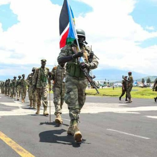 RDC : arrivée des premiers militaires sud-soudanais de la force de l&rsquo;EAC à Goma