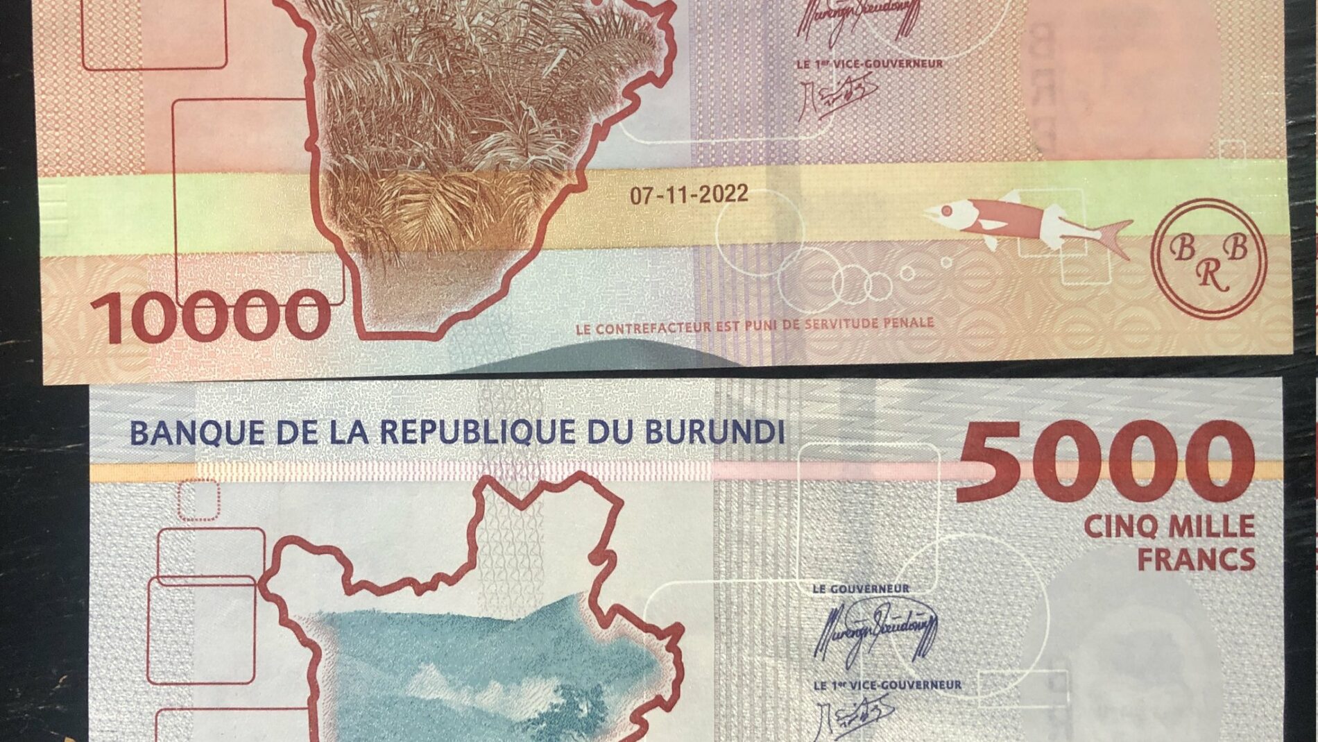 Burundi : de nouveaux billets de dix mille et de cinq mille mis en circulation