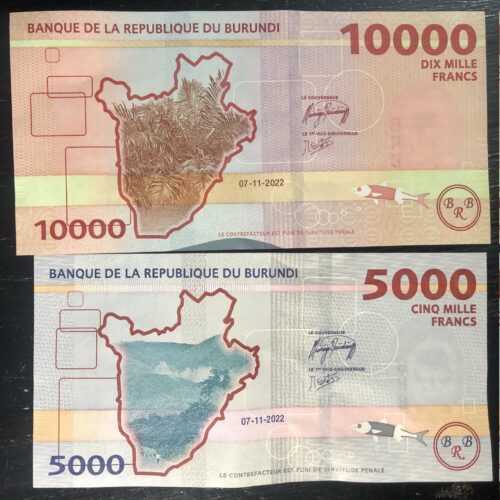 Burundi : de nouveaux billets de dix mille et de cinq mille mis en circulation