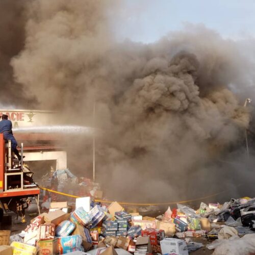 Photo de la semaine : des commerçants perdent encore leurs biens suite à un incendie à Bujumbura
