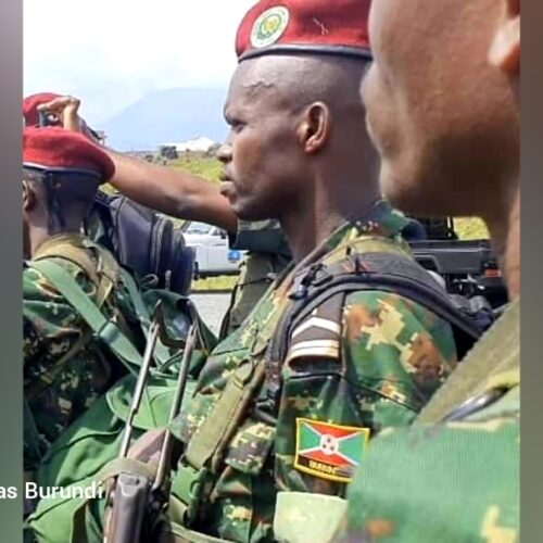Burundi : Burundian soldiers who refused to go to fight alongside the FARDC were concentrated in three jails after their conviction