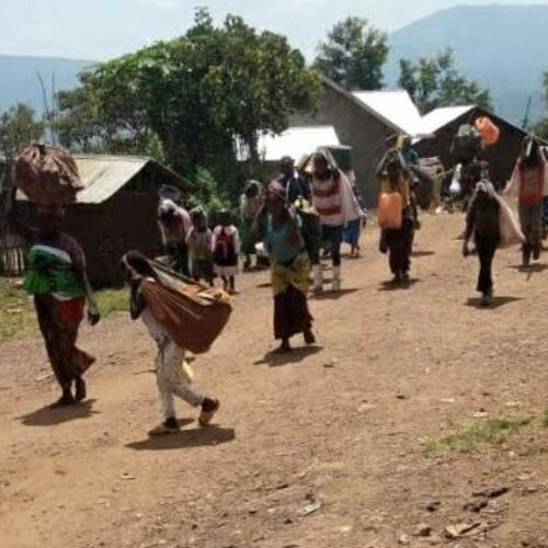 Masisi : retour progressif des habitants de Kitshanga
