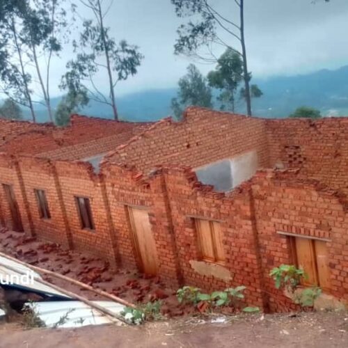 Cibitoke : un mort et des dégâts matériels à Mugina suite à des pluies diluviennes