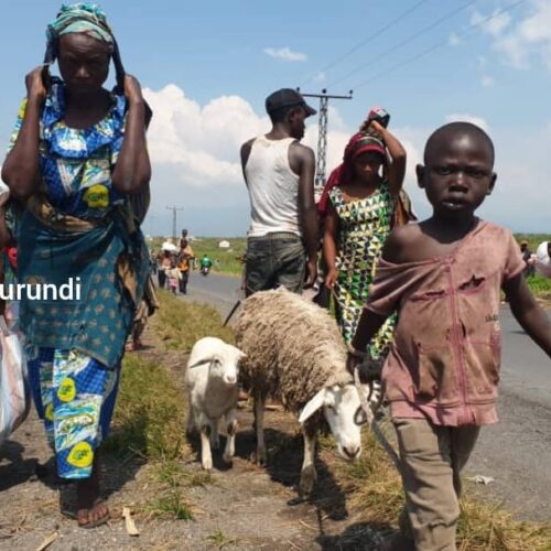 Goma : des habitants continuent de fuir la cité de Sake suite aux combats entre le M23 et les FARDC