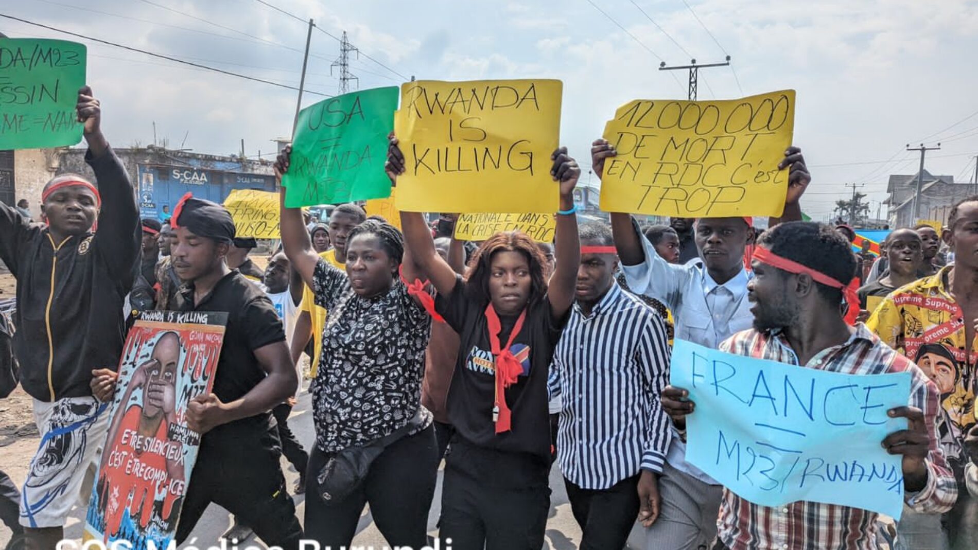 Goma : manifestation pour dénoncer le silence de la communauté internationale face aux atrocités attribuées au M23
