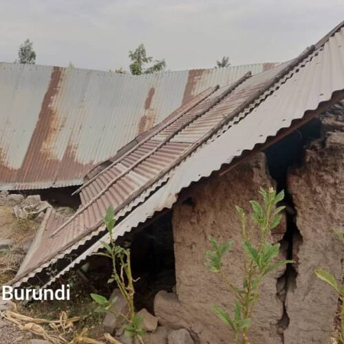 Bubanza : les victimes des inondations vivent dans des conditions déplorables