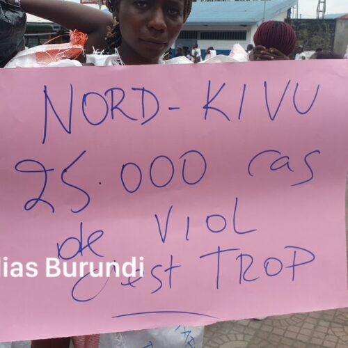 RDC : plus de 25.000 femmes violées en 34 ans