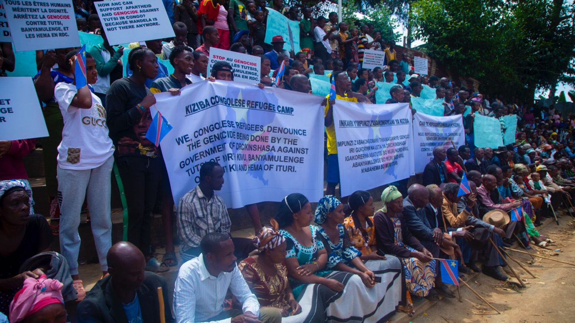 Rwanda: wakimbizi wa Kitutsi wa Kongo waandamana kupinga mauaji ya kimbari yanayowalenga nchini DRC