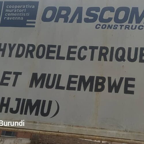 Bururi : la construction du barrage Jiji-Murembwe tourne au ralenti