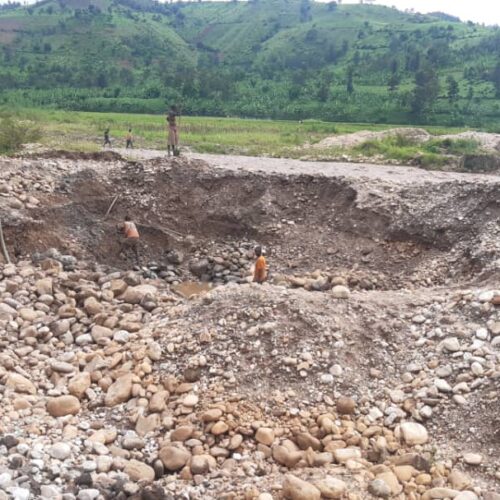 Cibitoke: two gold miners dead in a landslide